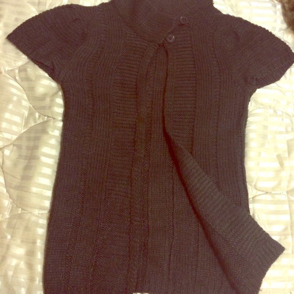 Black cardigan